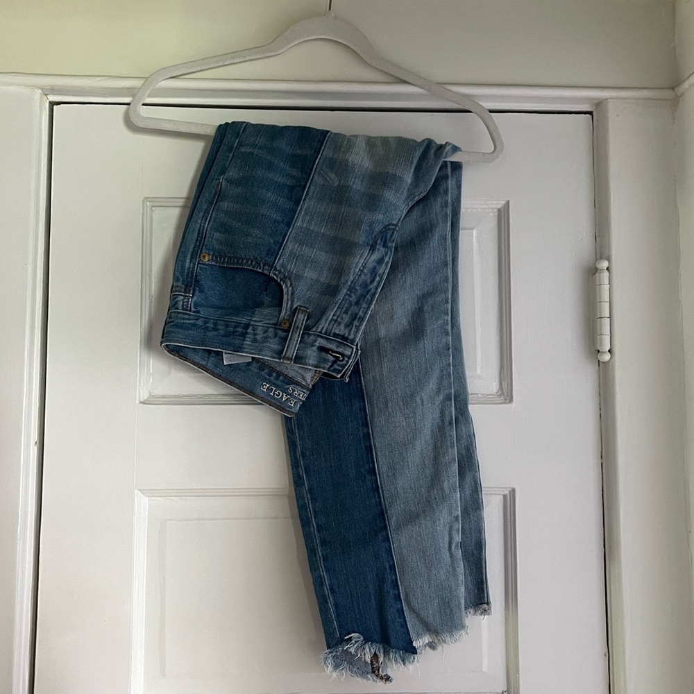 Vintage HiRise Two Tone American Eagle Jeans